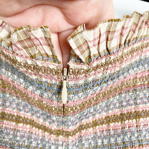 Doen Arbor Smocked Midi Dress in Austen Plaid - Picture 8 of 9